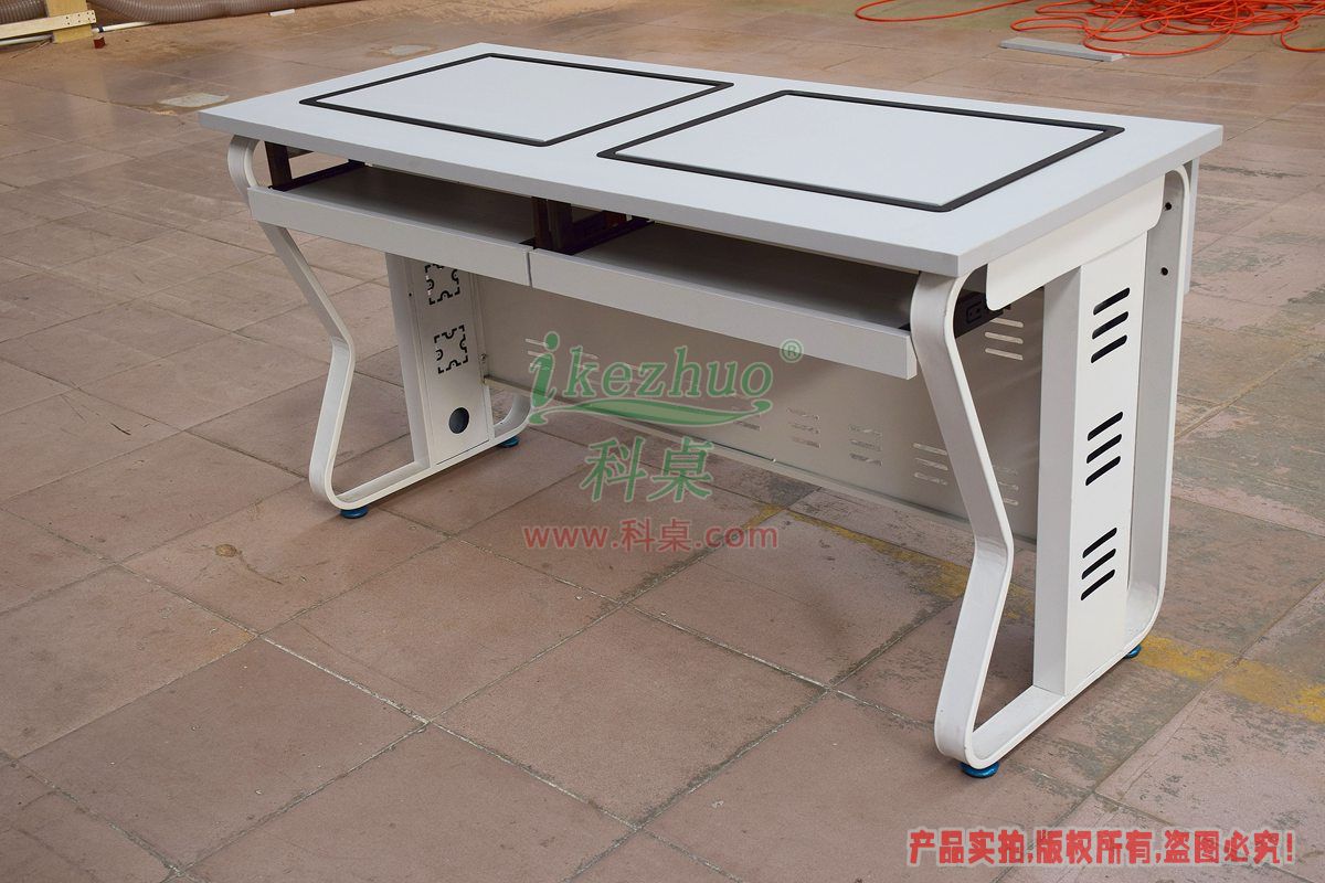 科桌家具,翻轉電腦桌,雙人電腦桌,雙人位金屬腳架帶邊框翻轉電腦桌K16-C 科桌家具,翻轉電腦桌,雙人電腦桌,雙人位金屬腳架帶邊框翻轉電腦桌K16-C