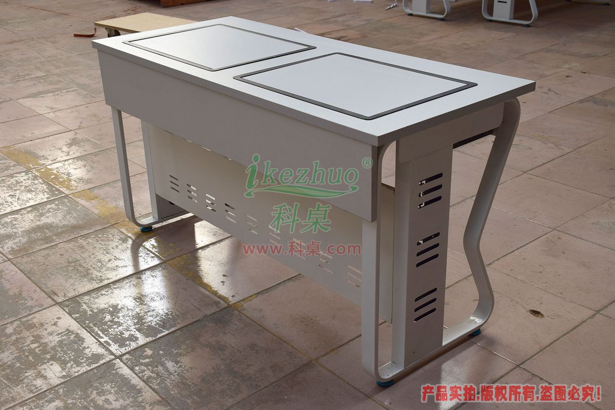 科桌家具,翻轉電腦桌,雙人電腦桌,雙人位金屬腳架帶邊框翻轉電腦桌K16-C 科桌家具,翻轉電腦桌,雙人電腦桌,雙人位金屬腳架帶邊框翻轉電腦桌K16-C